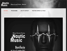 Tablet Screenshot of festival-nautic-music.org